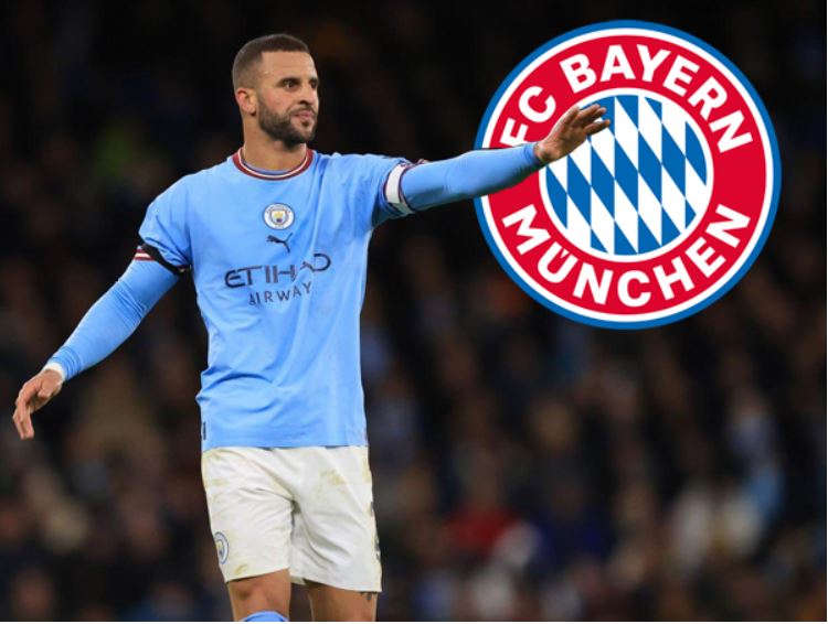 Kyle Walker đàm phán việc khoác áo gia nhập Bayern Munich