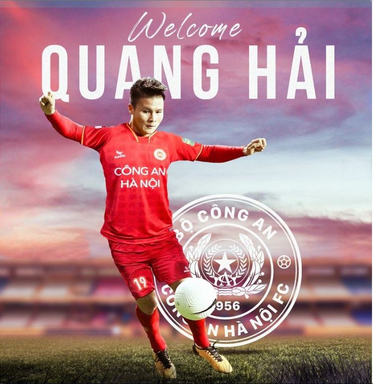 Quang Hải quay lại Việt Nam thi đấu cho CLB CAHN